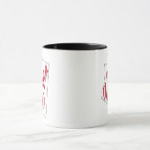 Mug Conception de typographie d'état de l'Arizona | (Centre)