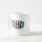 Mug Conception de typographie Éléments de la nature TD (Devant gauche)