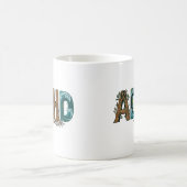 Mug Conception de typographie Éléments de la nature TD (Centre)