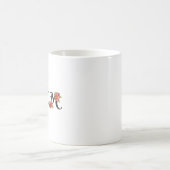 Mug Conception de typographie florale élégante "MAMAN" (Centre)