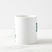 Mug Conception de typographie gras Army empilée minima (Centre)