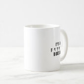 Mug Conception de typographie grunge de futur docteur (Devant droit)