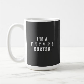 Mug Conception de typographie grunge pour futur docteu