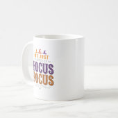 Mug Conception de typographie Halloween Hocus Pocus vi (Devant gauche)
