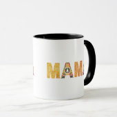 Mug Conception de typographie Mama Patchwork (Devant droit)