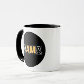 Mug conception de typographie Minimal Mama ourse-maman (Devant gauche)