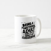 Mug Conception de typographie  Motivation (Devant droit)