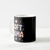 Mug Conception de typographie pastel Maman douce (Devant gauche)