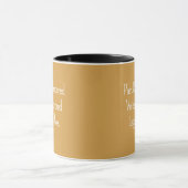 Mug Conception de typographie personnalisée (Centre)