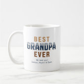 Mug Conception de typographie personnalisée Meilleur G (Gauche)