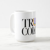 Mug Conception de typographie personnalisée pour l'édi (Devant gauche)