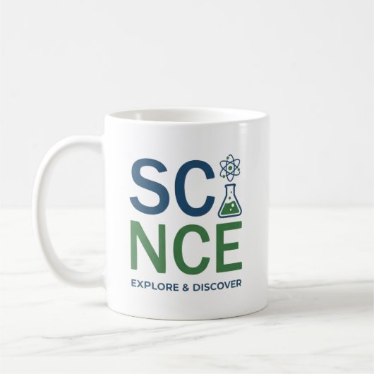 Mug Conception de typographie pour professeur de scien (Gauche)