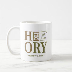 Mug Conception de typographie pour professeur d'histoi