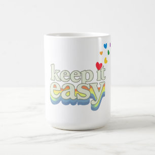 Mug Conception de typographie Rétro Fierté facile à vi