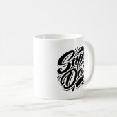 Mug Conception de typographie Super Papa Héros-67888 (Devant droit)