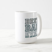 Mug Conception de typographie universitaire Meilleur P (Devant droit)