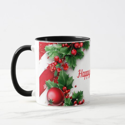 Mug conception de vacances de Noël (Gauche)