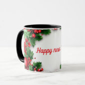 Mug Conception de vacances de Noël (Devant gauche)