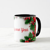 Mug Conception de vacances de Noël (Devant droit)