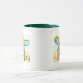 Mug Conception de vache colorée (Centre)