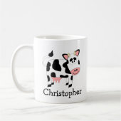 Mug Conception de vache personnalisée (Gauche)
