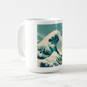Mug Conception de vague rétro Surf’s Up Classique Cali (Devant gauche)