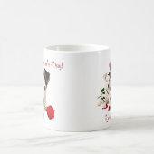 Mug Conception de Valentine de rose rouge de Jack (Centre)