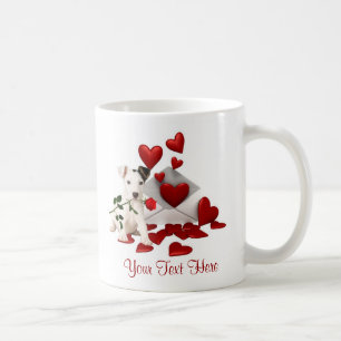 Mug Conception de Valentine de rose rouge de Jack