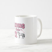 Mug Conception de vecteur de 12 ans de fête d'annivers (Devant droit)
