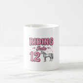 Mug Conception de vecteur de 12 ans de fête d'annivers (Centre)