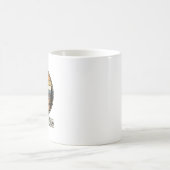 Mug Conception de vecteur de baignoire rétro de papa C (Centre)