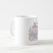 Mug Conception de vecteur de cadeau de licorne Wanderl (Devant gauche)