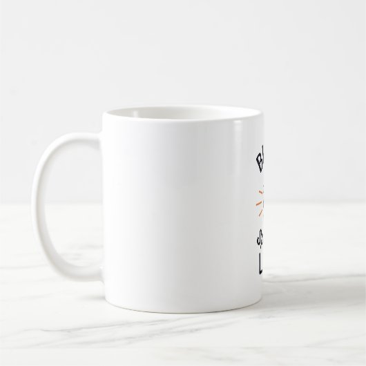 Mug Conception de vecteur de chat noir d'amour spécial (Gauche)