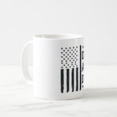 Mug Conception de vecteur de drapeau américain de papa (Devant gauche)