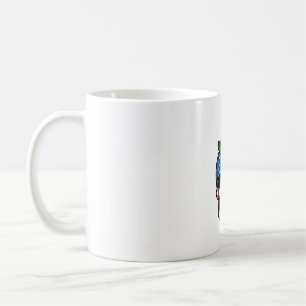 Mug Conception de vecteur de drapeau de crâne de trèfl
