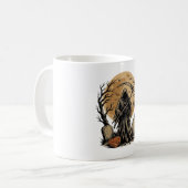 Mug Conception de vecteur de lune d'Halloween de fauch (Devant gauche)