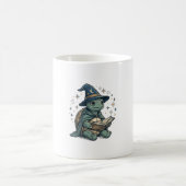 Mug Conception de vecteur de magicien de tortue mignon (Centre)