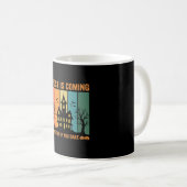 Mug Conception de vecteur de maison hantée de fantôme (Devant droit)