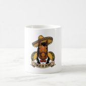 Mug Conception de vecteur de pleine lune de loups hurl (Centre)
