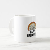 Mug Conception de vecteur de toile d'araignée de Hallo (Devant gauche)