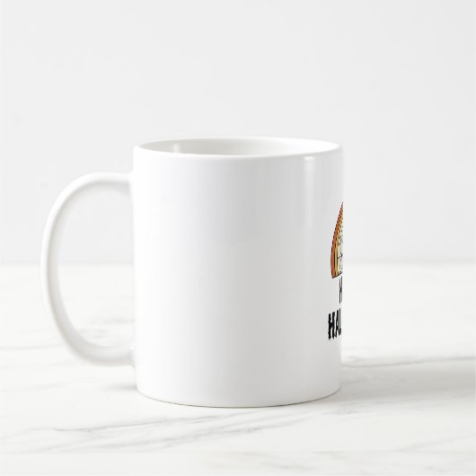 Mug Conception de vecteur de toile d'araignée de Hallo (Gauche)