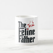 Mug Conception de vecteur d'humour de chat de père fél (Centre)