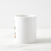 Mug Conception de vecteur Halloween vintage effrayant (Centre)