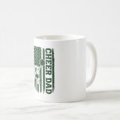 Mug Conception de vecteur vintage de drapeau américain (Devant droit)