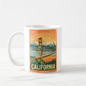 Mug Conception de vectoriels à rattrapage visuel Citys (Gauche)