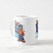 Mug Conception de vêtements de rue d'extra-terrestre d (Devant gauche)