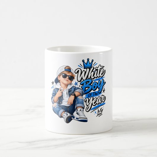 Mug Conception de vêtements de rue pour garçon de l'an (Centre)