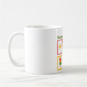 Mug Conception de vibrations rétro d'été (Gauche)