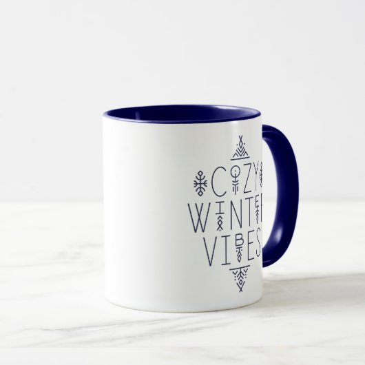 Mug Conception de vidéos d'hiver (Devant droit)
