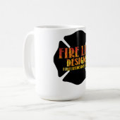 Mug CONCEPTION DE VIE D'INCENDIE CO [logo 1] (Devant gauche)